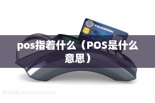 pos指着什么（POS是什么意思）