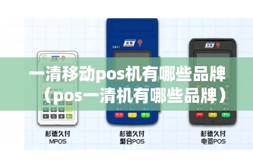 一清移动pos机有哪些品牌（pos一清机有哪些品牌）