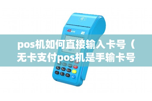 pos机如何直接输入卡号（无卡支付pos机是手输卡号的吗）