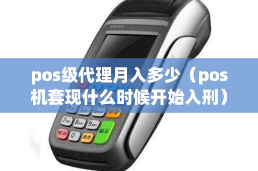 pos级代理月入多少（pos机套现什么时候开始入刑）