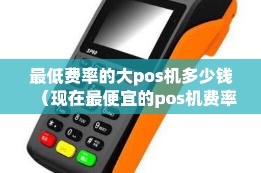 最低费率的大pos机多少钱（现在最便宜的pos机费率）