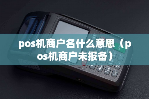 pos机商户名什么意思（pos机商户未报备）