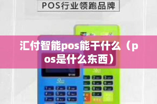 汇付智能pos能干什么（pos是什么东西）