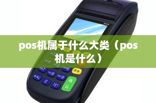 pos机属于什么大类（pos机是什么）