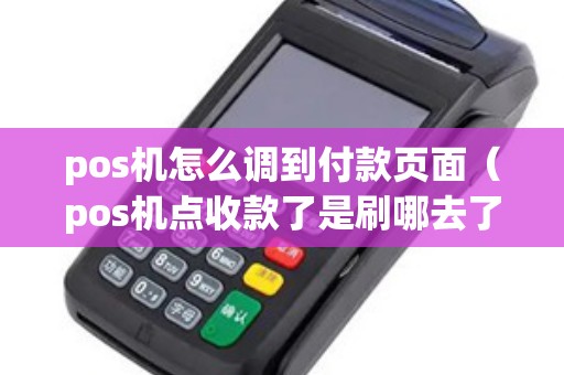 pos机怎么调到付款页面（pos机点收款了是刷哪去了）