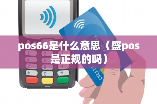 pos66是什么意思（盛pos是正规的吗）