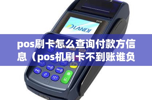 pos刷卡怎么查询付款方信息（pos机刷卡不到账谁负责）