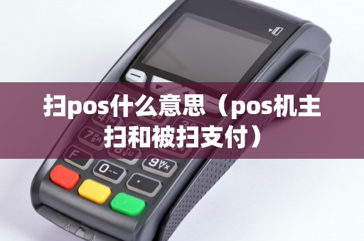 扫pos什么意思(pos机主扫和被扫支付) 扫pos什么意思(pos机主扫和被扫支付)