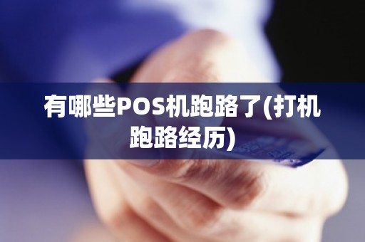 有哪些POS机跑路了(打机跑路经历)