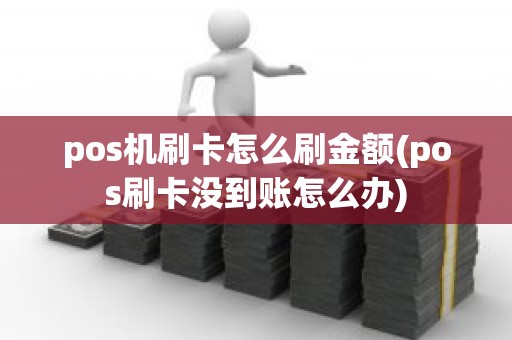 pos机刷卡怎么刷金额(pos刷卡没到账怎么办)