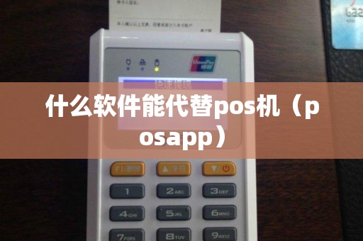 什么软件能代替pos机（posapp）