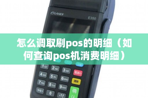 怎么调取刷pos的明细（如何查询pos机消费明细）