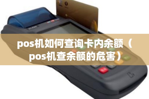 pos机如何查询卡内余额（pos机查余额的危害）