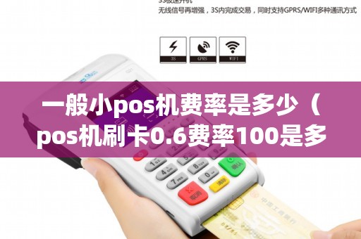 一般小pos机费率是多少（pos机刷卡0.6费率100是多少钱）