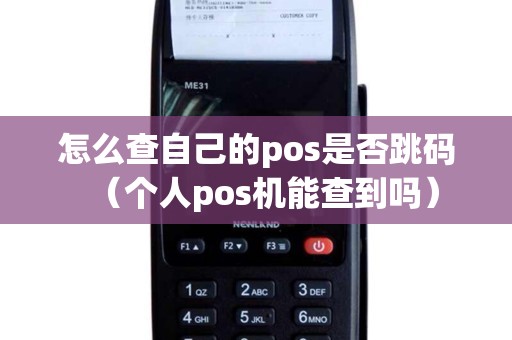 怎么查自己的pos是否跳码（个人pos机能查到吗）