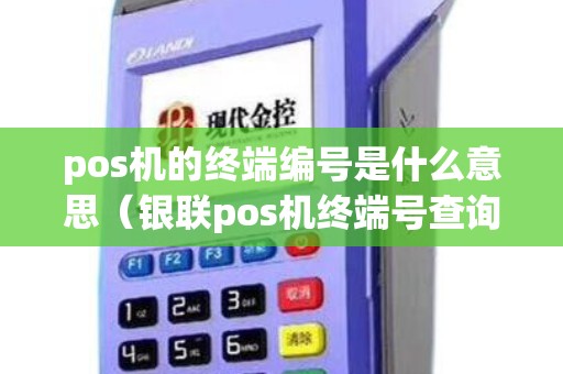 pos机的终端编号是什么意思（银联pos机终端号查询方法）