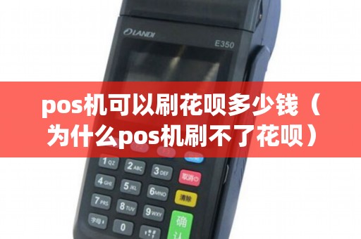 pos机可以刷花呗多少钱（为什么pos机刷不了花呗）
