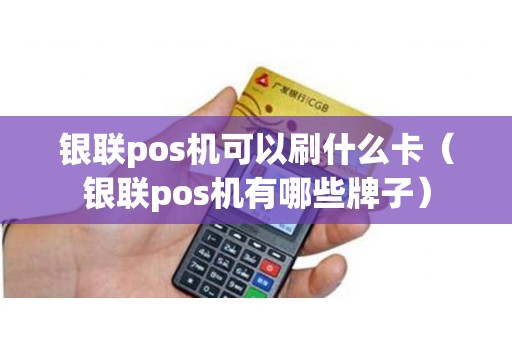 银联pos机可以刷什么卡（银联pos机有哪些牌子）