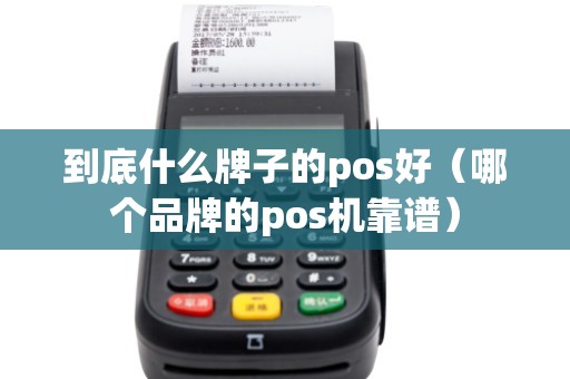 到底什么牌子的pos好（哪个品牌的pos机靠谱）