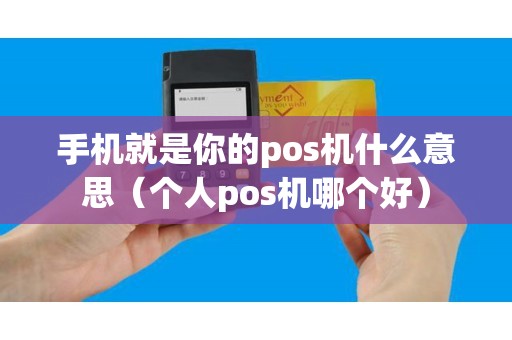 手机就是你的pos机什么意思（个人pos机哪个好）