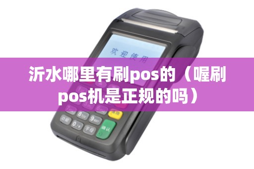 沂水哪里有刷pos的（喔刷pos机是正规的吗）