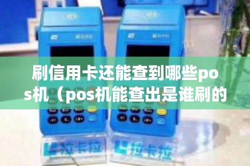 刷信用卡还能查到哪些pos机（pos机能查出是谁刷的卡吗）