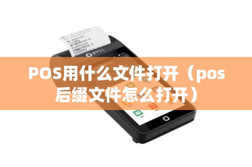 POS用什么文件打开（pos后缀文件怎么打开）