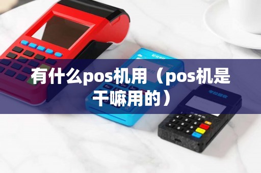 有什么pos机用（pos机是干嘛用的）