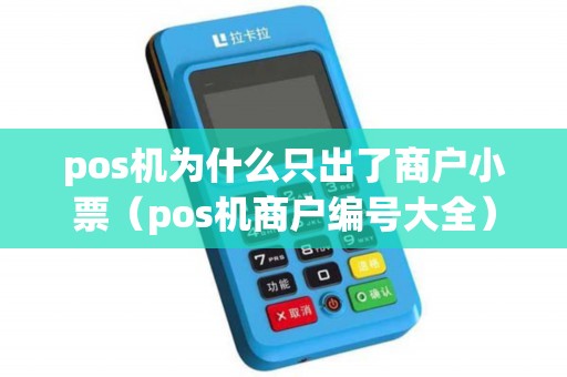 pos机为什么只出了商户小票（pos机商户编号大全）