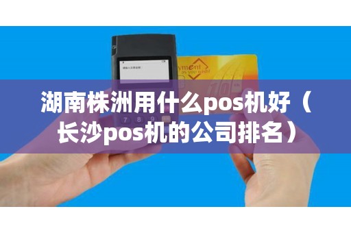 湖南株洲用什么pos机好（长沙pos机的公司排名）