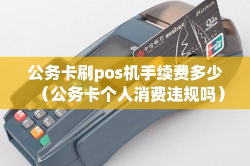 公务卡刷pos机手续费多少（公务卡个人消费违规吗）