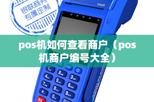 pos机如何查看商户（pos机商户编号大全）