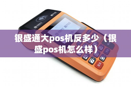 银盛通大pos机反多少（银盛pos机怎么样）