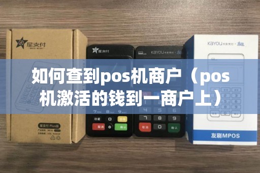 如何查到pos机商户（pos机激活的钱到一商户上）