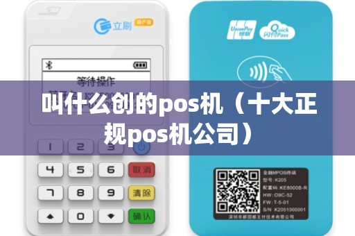 叫什么创的pos机（十大正规pos机公司）