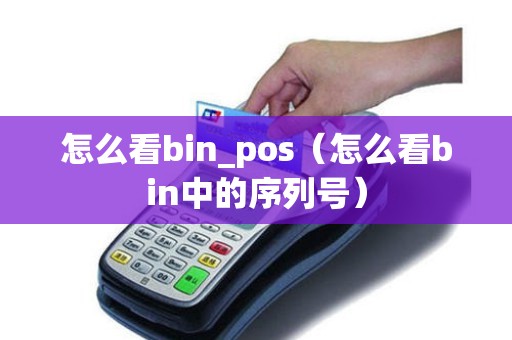 怎么看bin_pos（怎么看bin中的序列号）