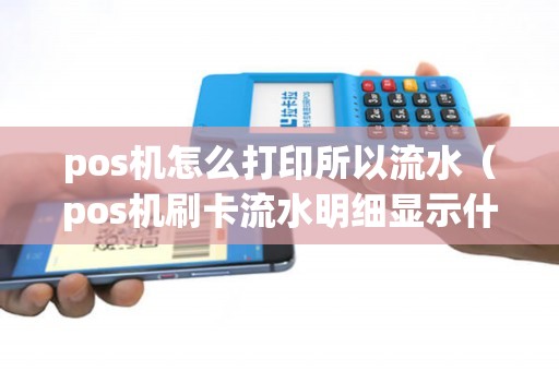 pos机怎么打印所以流水（pos机刷卡流水明细显示什么）
