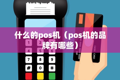什么的pos机（pos机的品牌有哪些）