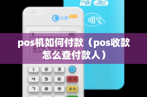 pos机如何付款（pos收款怎么查付款人）