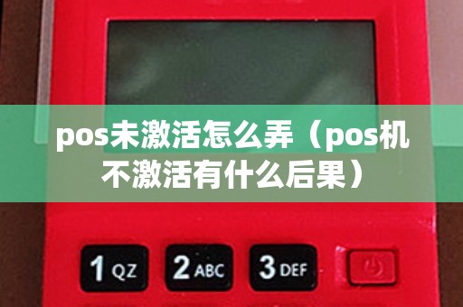 pos未激活怎么弄（pos机不激活有什么后果）