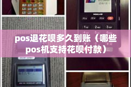 pos退花呗多久到账（哪些pos机支持花呗付款）