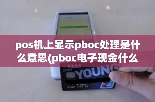 pos机上显示pboc处理是什么意思(pboc电子现金什么意思)
