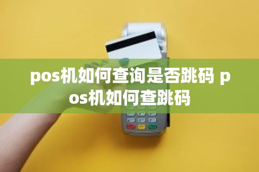 pos机如何查询是否跳码 pos机如何查跳码