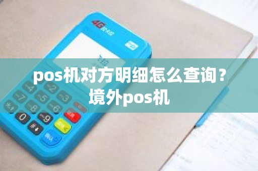 pos机对方明细怎么查询？境外pos机