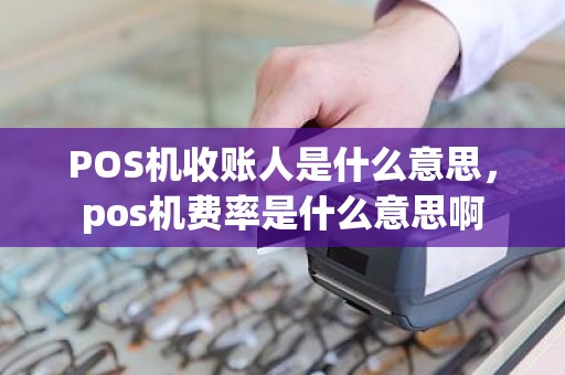POS机收账人是什么意思，pos机费率是什么意思啊