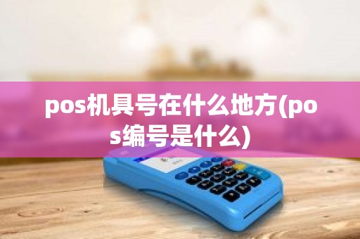pos机具号在什么地方(pos编号是什么)