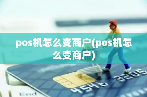 pos机怎么变商户(pos机怎么变商户)