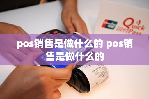 pos销售是做什么的 pos销售是做什么的