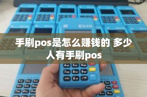 手刷pos是怎么赚钱的 多少人有手刷pos