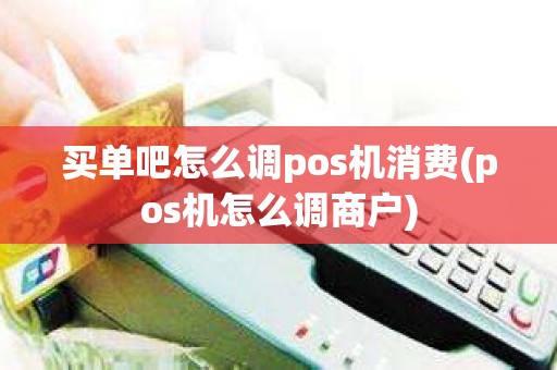 买单吧怎么调pos机消费(pos机怎么调商户)